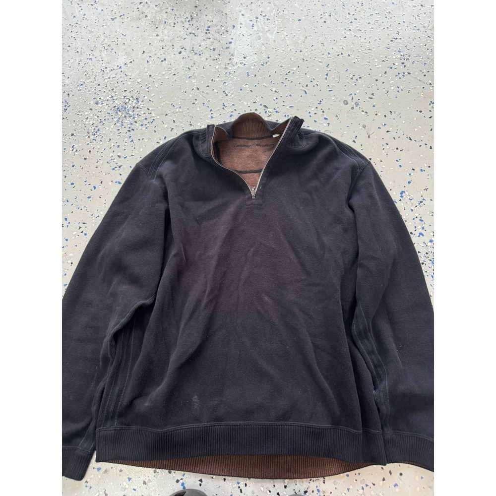 Tommy Bahama Quarter Zip Pullover Sweater Soft‎ Comfy Casual Mens Size XL